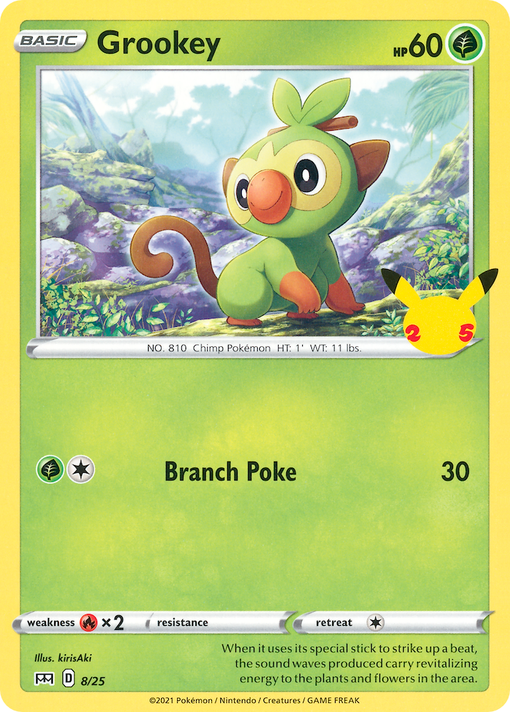 Grookey 008/25 Unknown