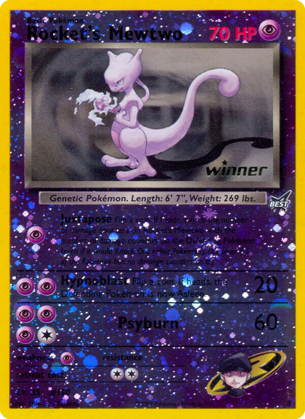 Rocket's Mewtwo 008/9 Promo