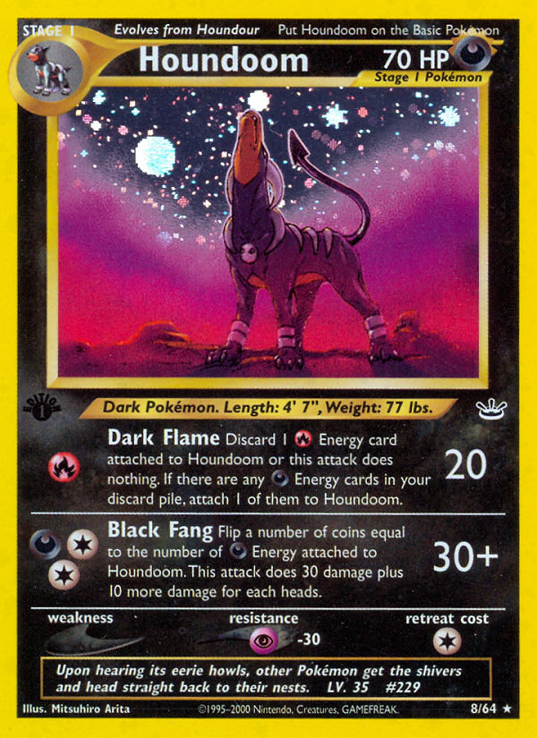 Houndoom 008/66 Rare Holo