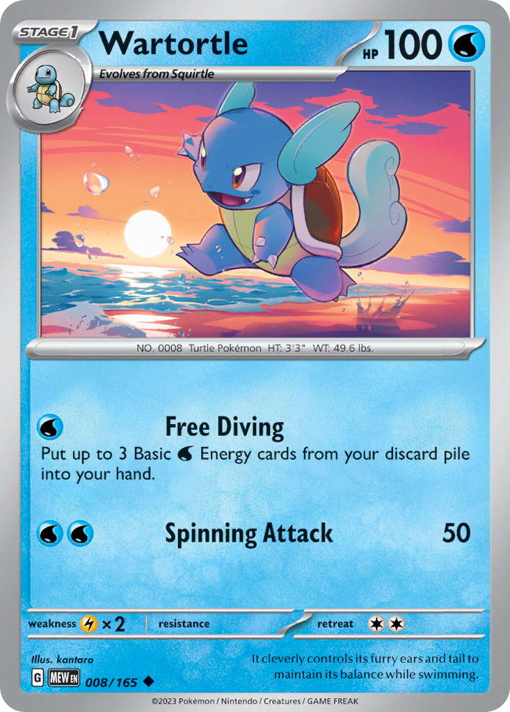 Wartortle 008/207 Uncommon
