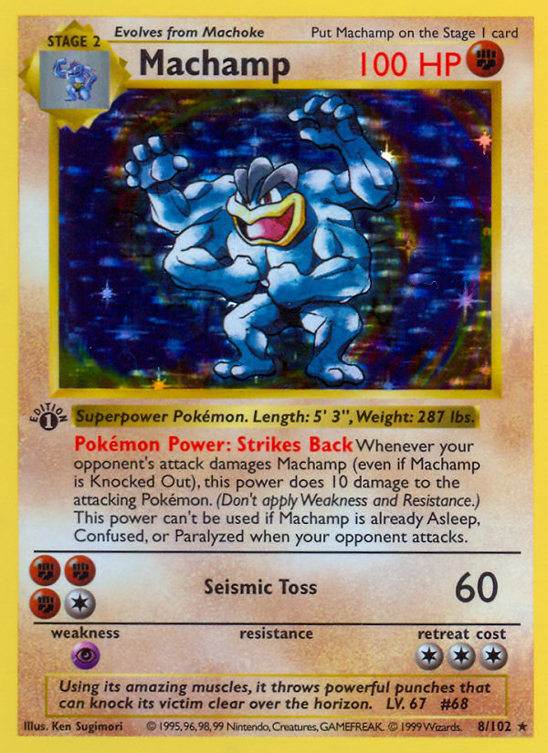 Machamp 008/102 Rare Holo