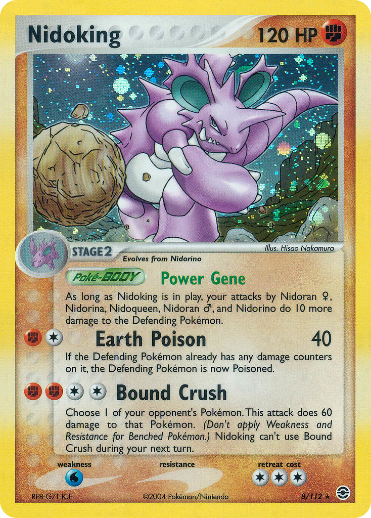Nidoking 008/116 Rare Holo