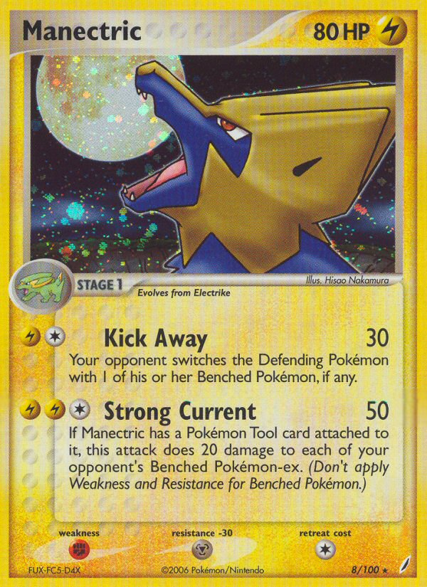 Manectric 008/100 Rare Holo