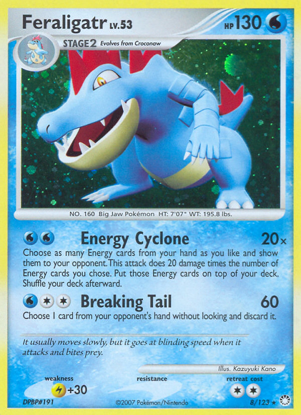 Feraligatr 008/124 Rare Holo