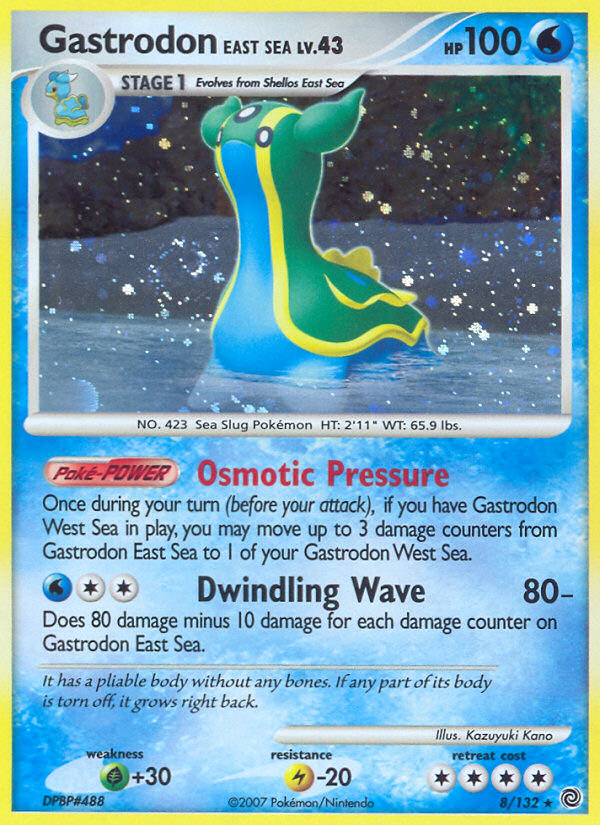 Gastrodon East Sea 008/132 Rare Holo