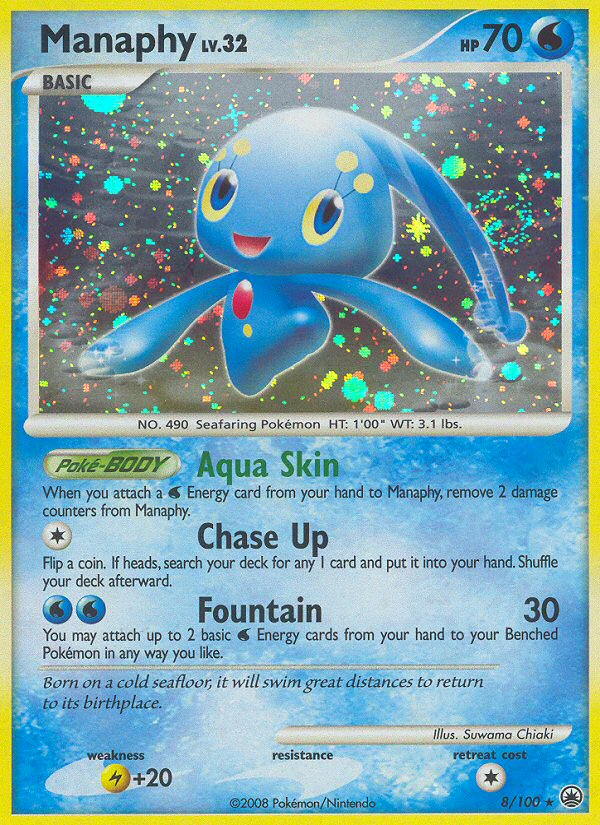 Manaphy 008/100 Rare Holo