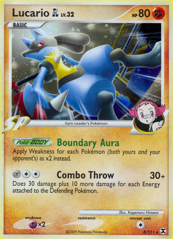 Lucario GL 008/120 Rare Holo