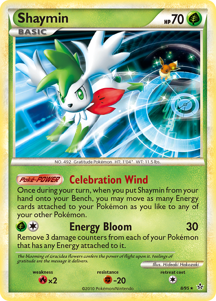 Shaymin 008/96 Rare Holo