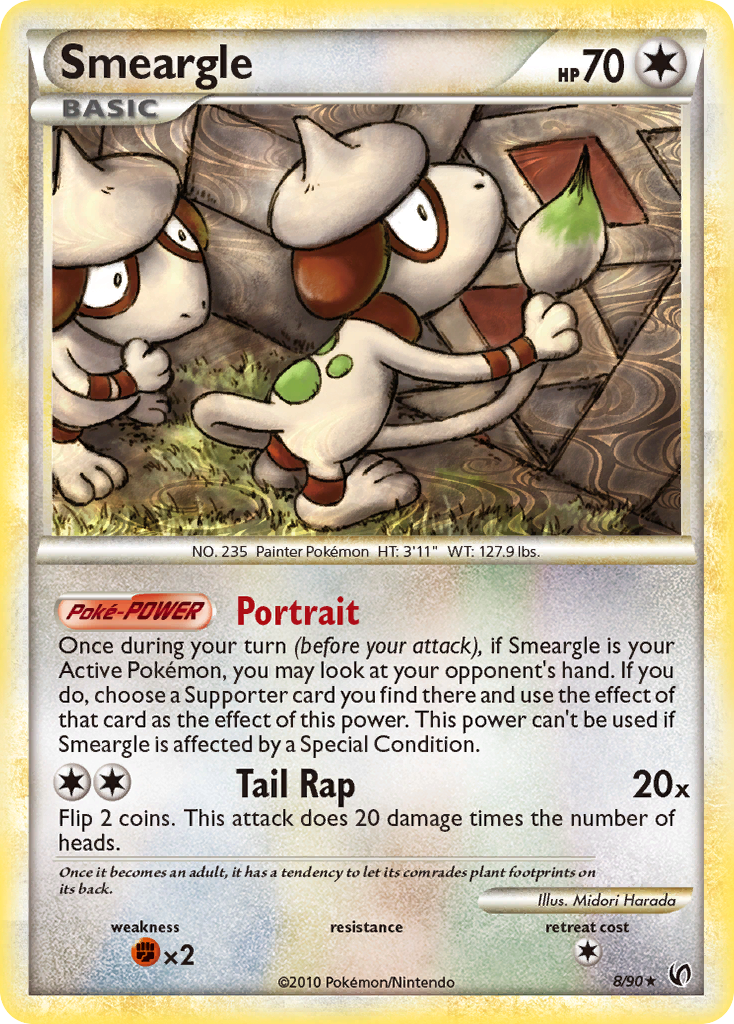 Smeargle 008/91 Rare Holo