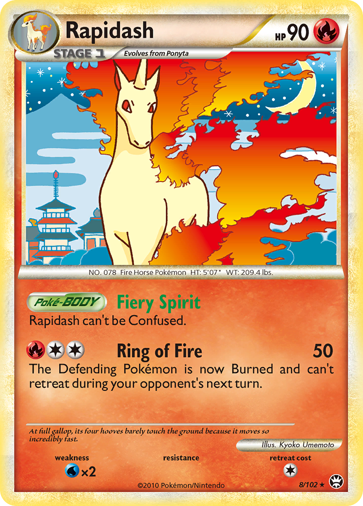 Rapidash 008/103 Rare Holo