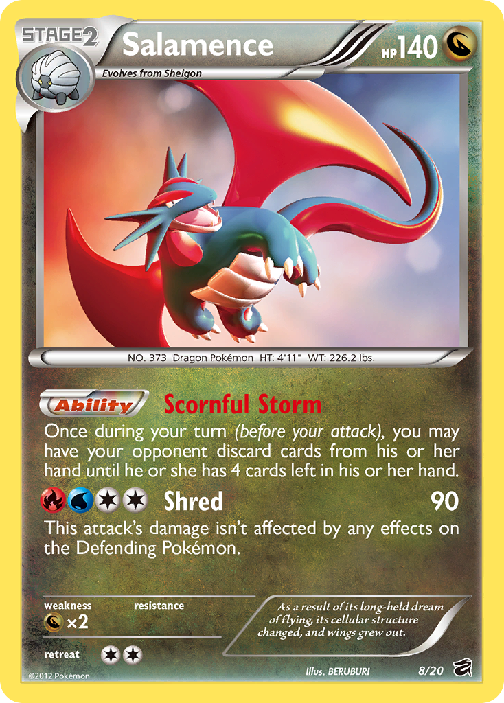 Salamence 008/21 Rare Holo