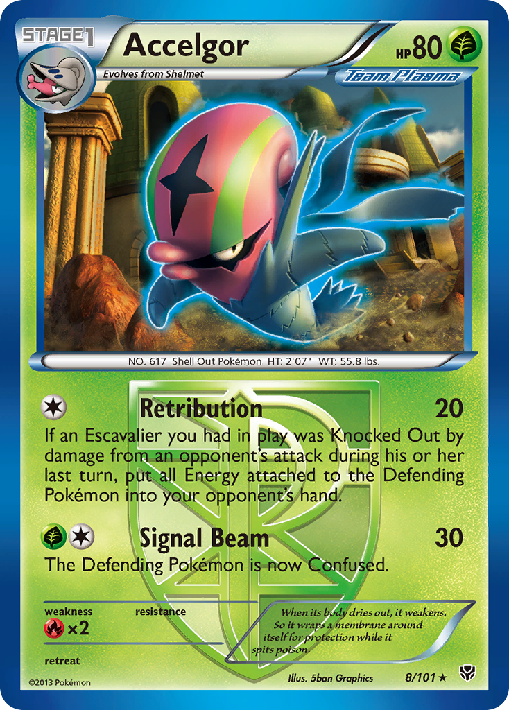 Accelgor 008/105 Rare