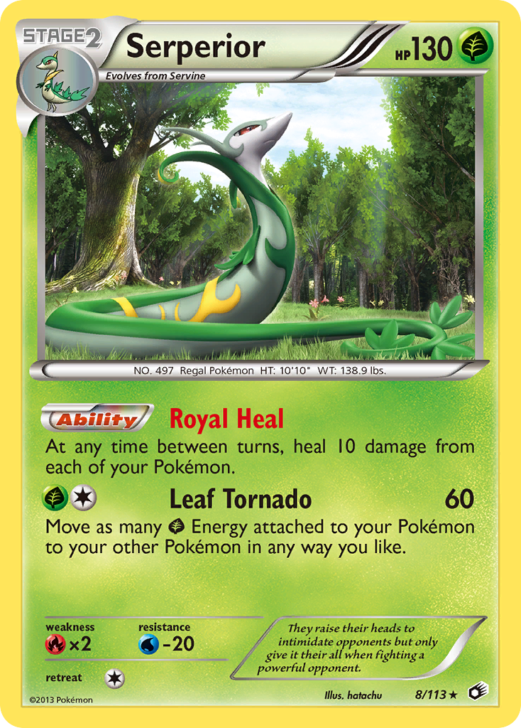 Serperior 008/140 Rare Holo