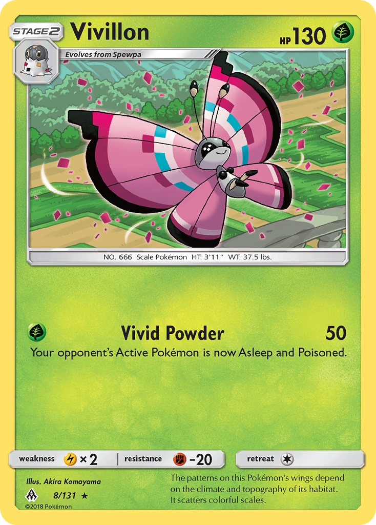 Vivillon 008/150 Rare