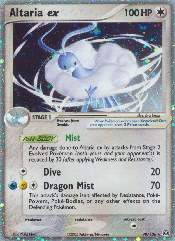 Altaria ex 090/107 Rare Holo EX