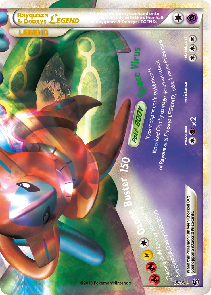 Rayquaza & Deoxys LEGEND 090/91 LEGEND