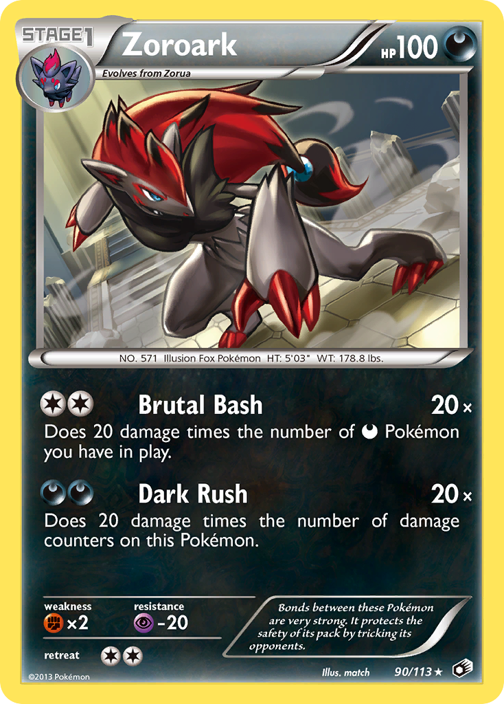 Zoroark 090/140 Rare Holo