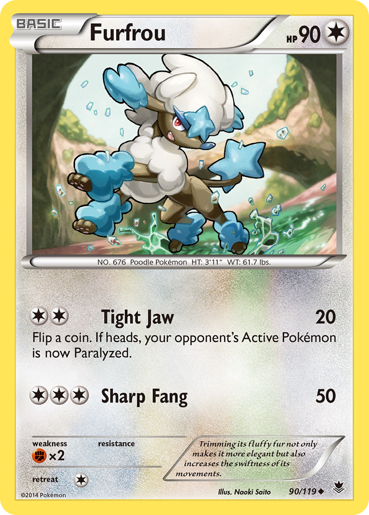 Furfrou 090/124 Uncommon