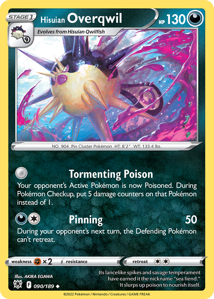 Hisuian Overqwil 090/216 Uncommon