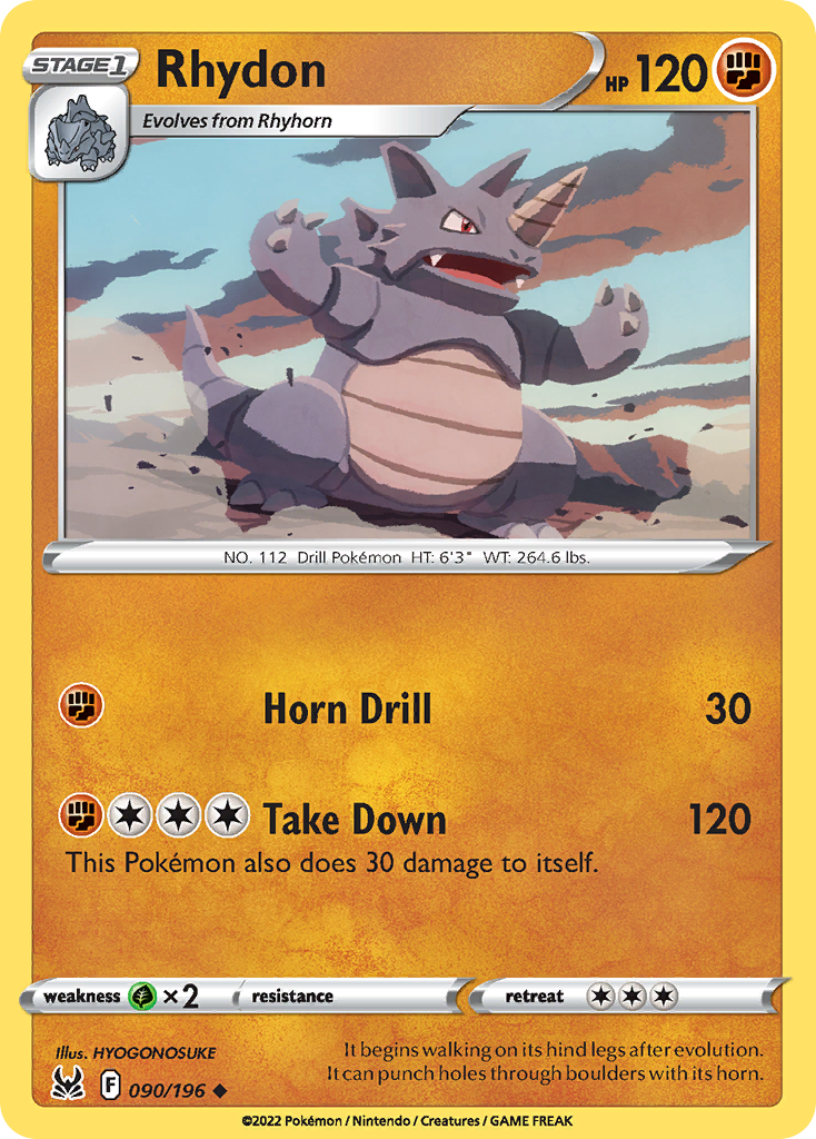 Rhydon 090/217 Uncommon