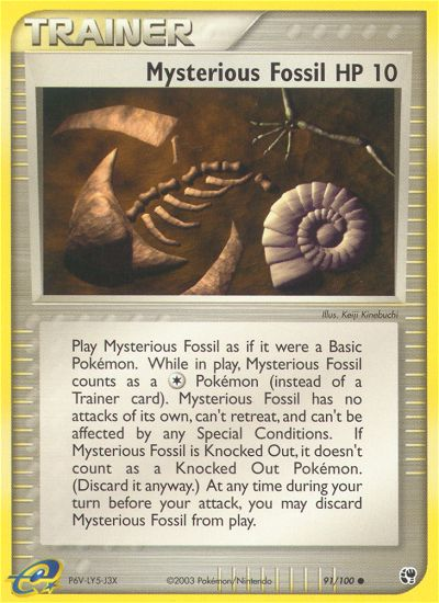 Mysterious Fossil 091/100 Common
