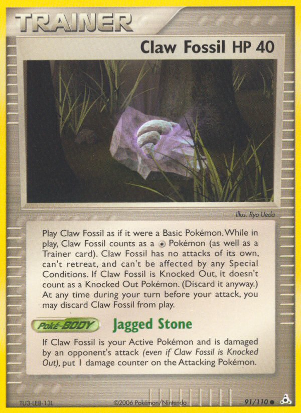 Claw Fossil 091/111 Common