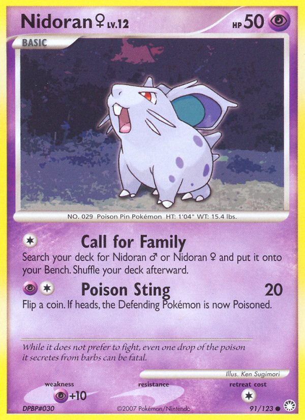 Nidoran ♀ 091/124 Common