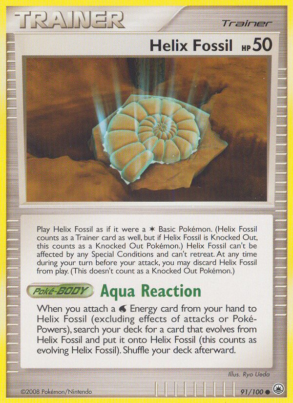 Helix Fossil 091/100 Common