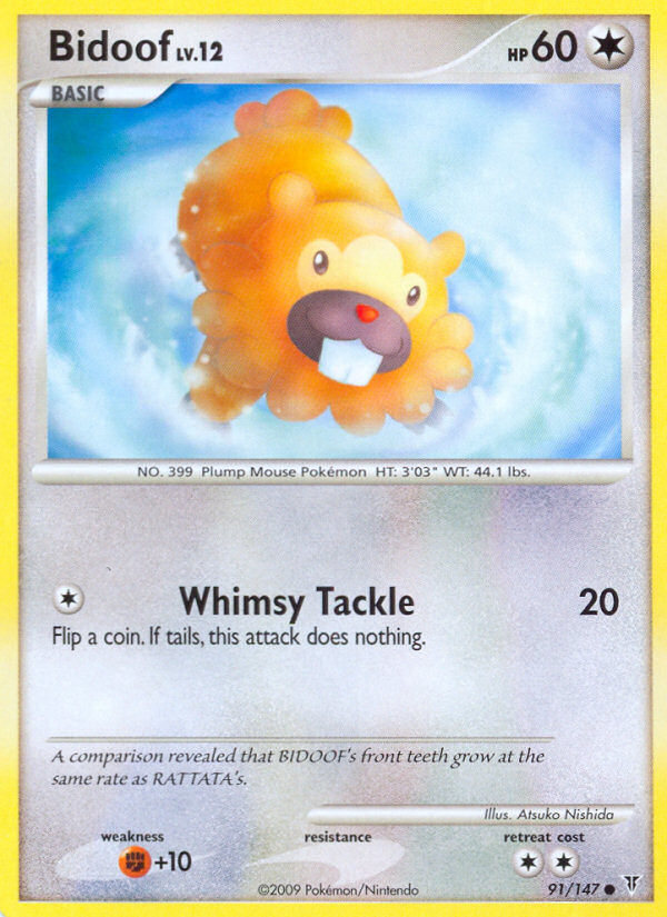 Bidoof 091/153 Common