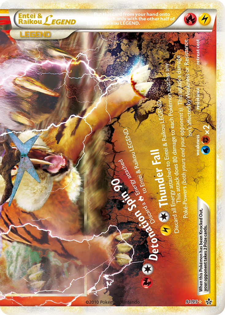 Entei & Raikou LEGEND 091/96 LEGEND