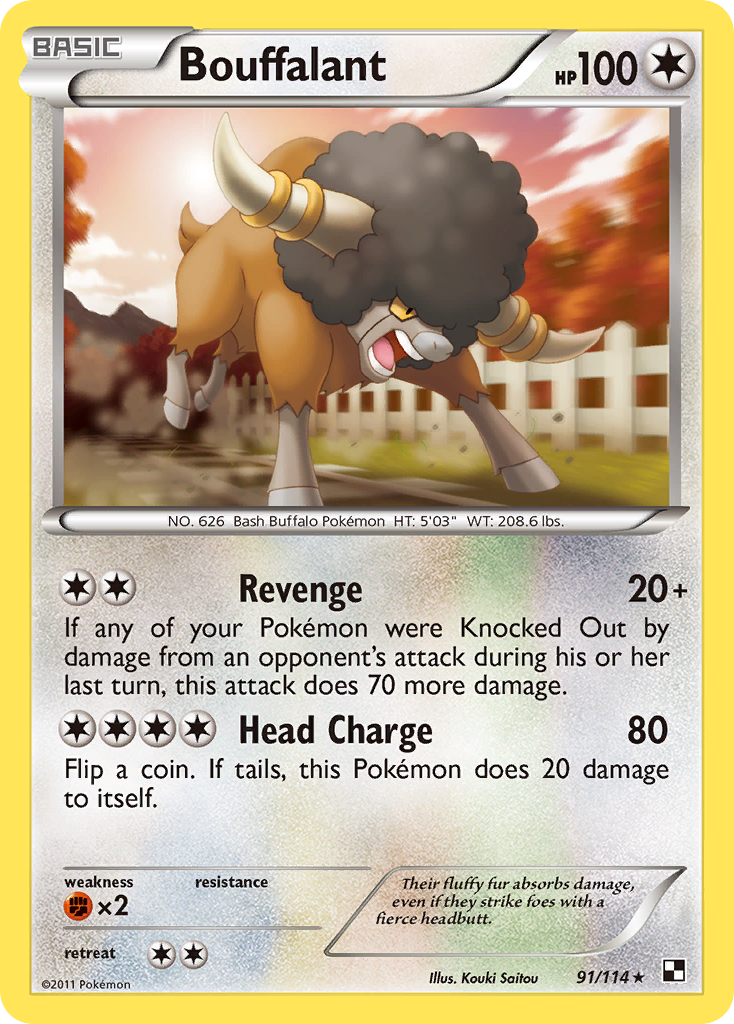Bouffalant 091/115 Rare