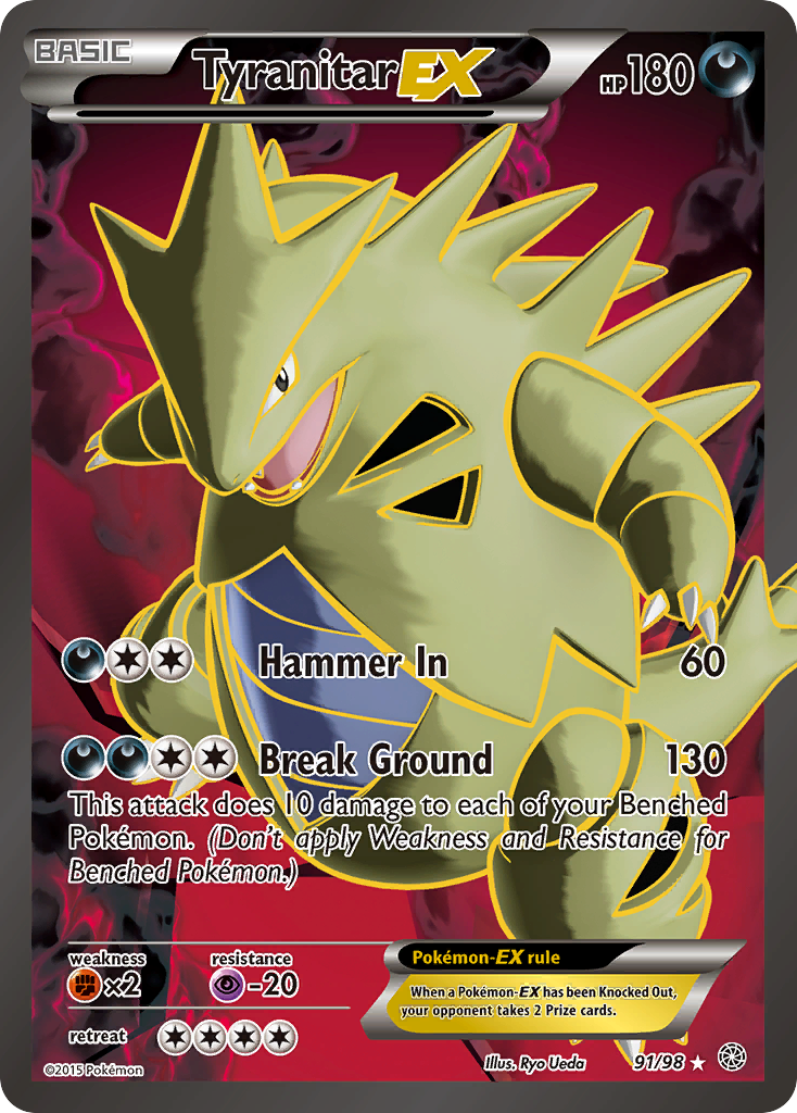 Tyranitar-EX 091/100 Rare Ultra