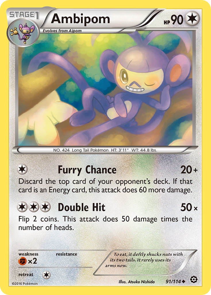 Ambipom 091/116 Uncommon