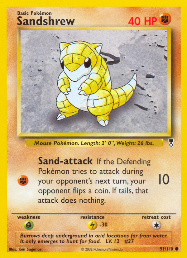 Sandshrew 091/110 Common