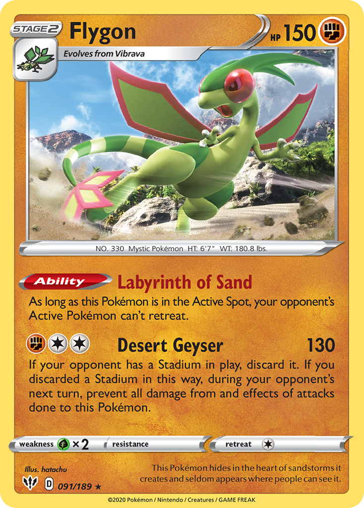 Flygon 091/201 Rare