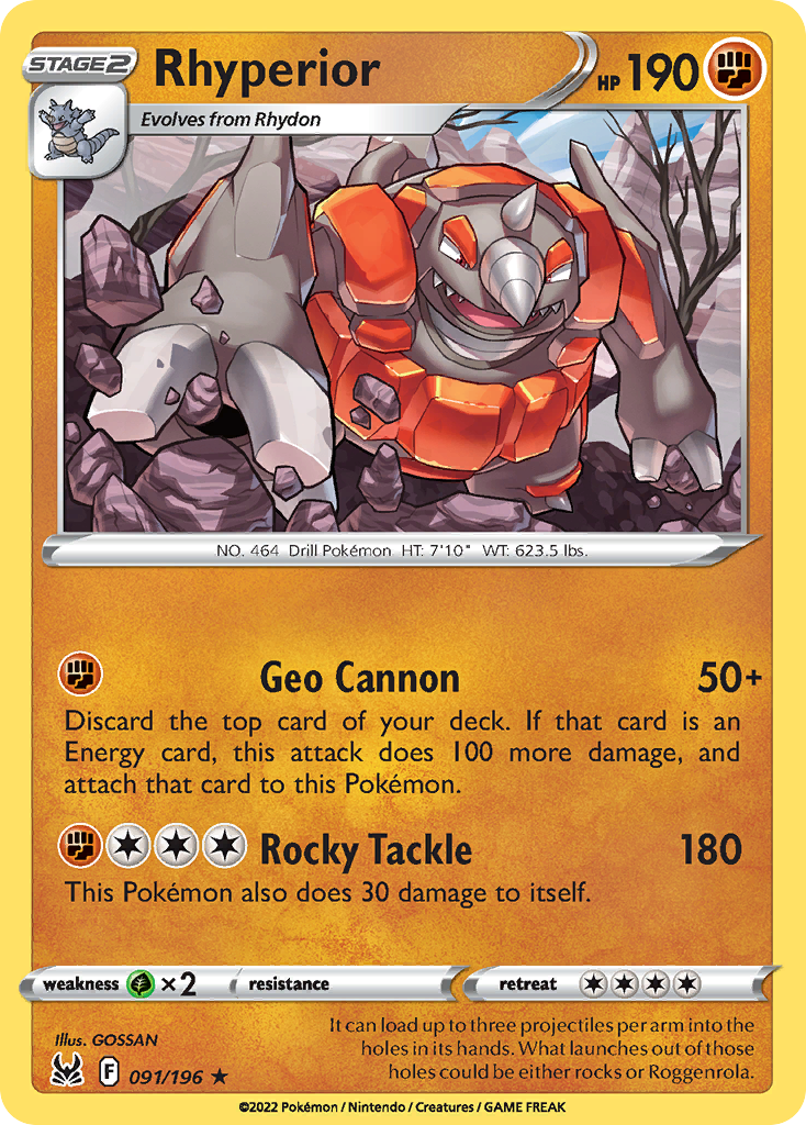 Rhyperior 091/217 Rare