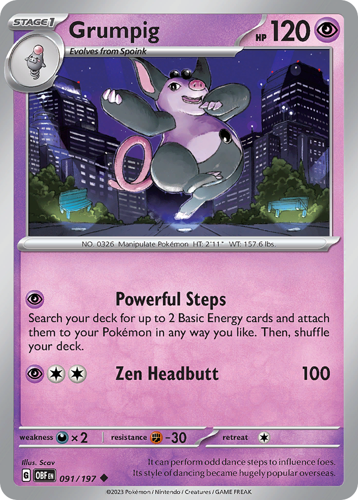 Grumpig 091/230 Uncommon