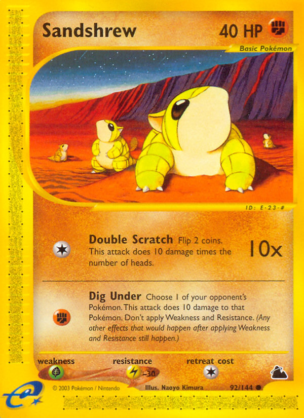 Sandshrew 092/182 Common