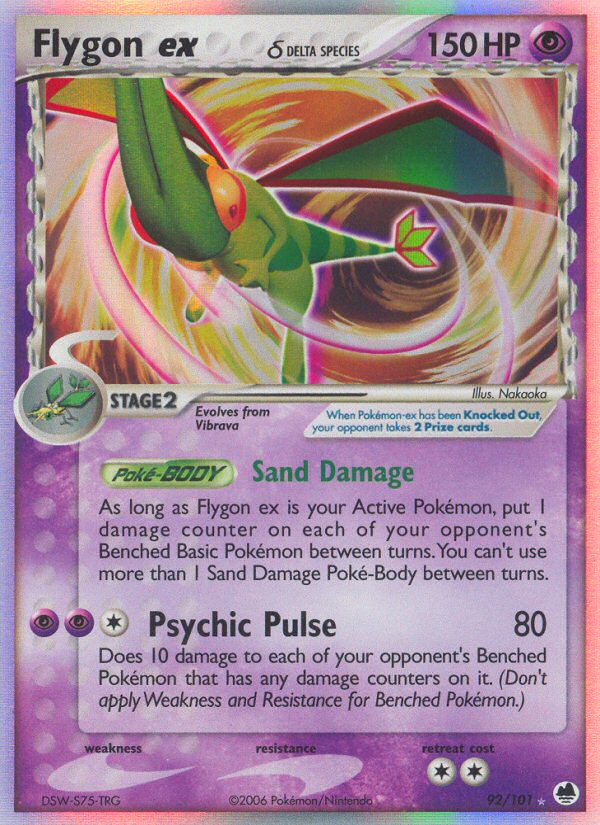 Flygon ex δ 092/101 Rare Holo EX