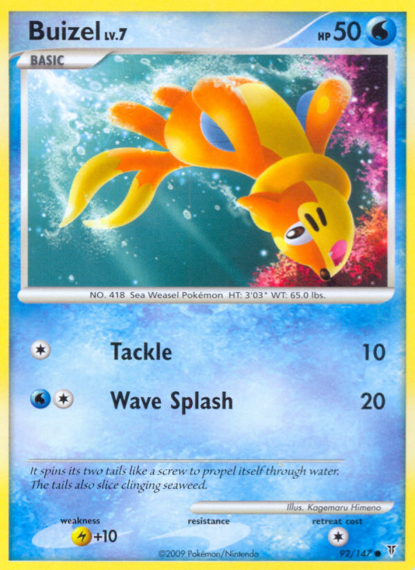 Buizel 092/153 Common