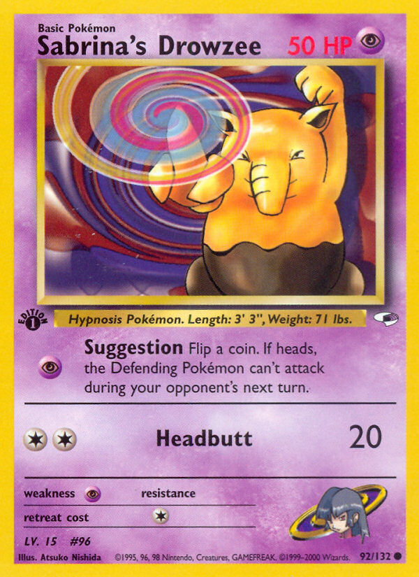 Sabrina's Drowzee 092/132 Common