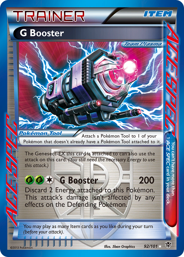 G Booster 092/105 Rare ACE