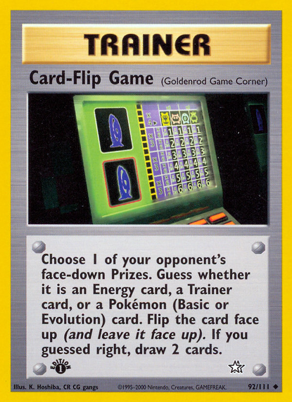 Card-Flip Game 092/111 Uncommon