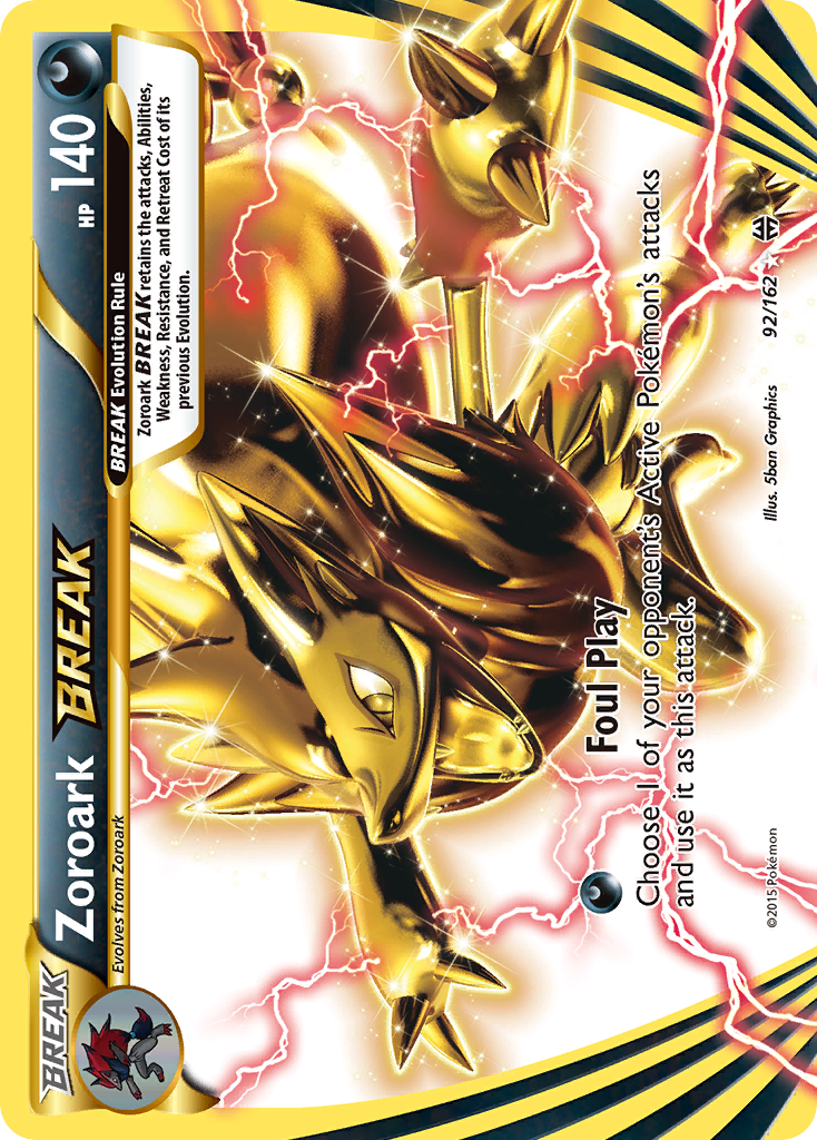 Zoroark BREAK 092/165 Rare BREAK