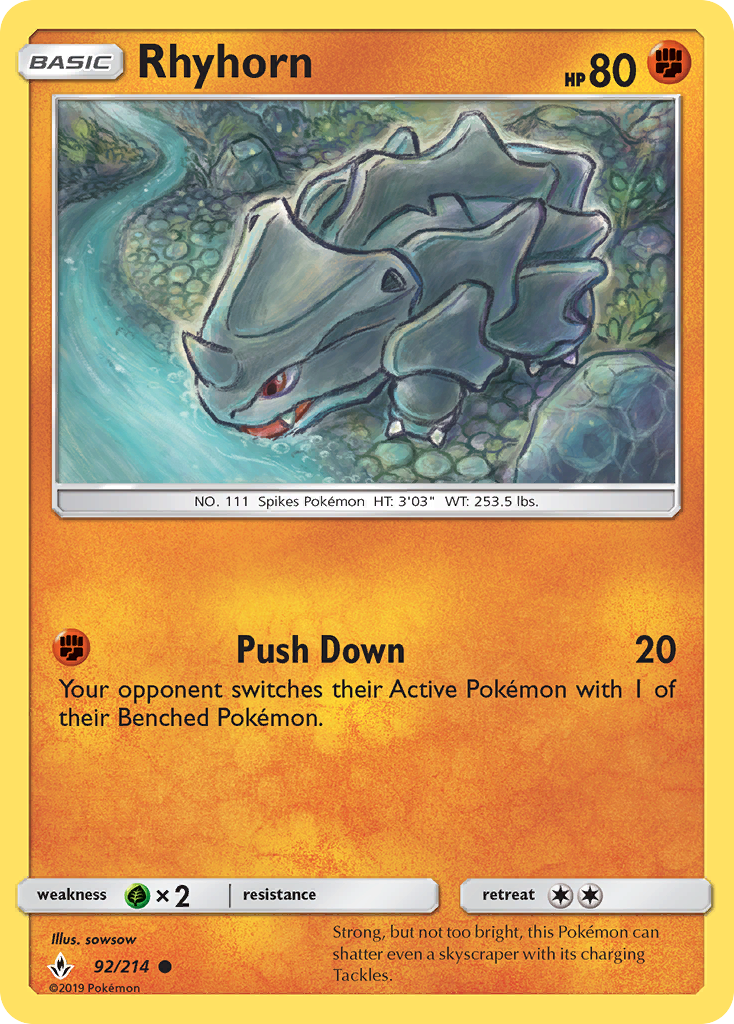 Rhyhorn 092/234 Common