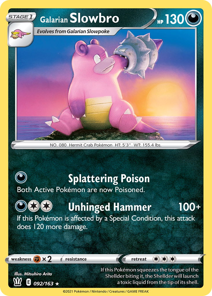 Galarian Slowbro 092/183 Rare