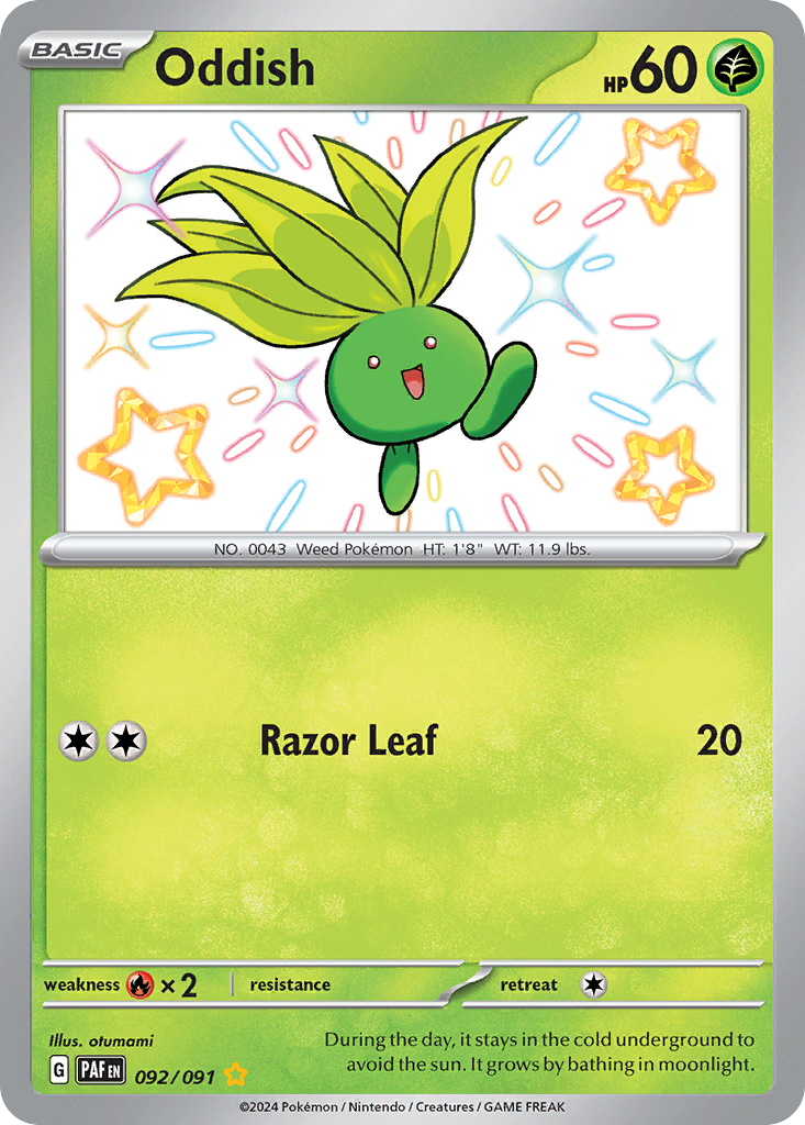 Oddish 092/245 Shiny Rare