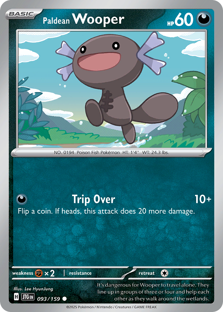 Paldean Wooper 093/190 Common