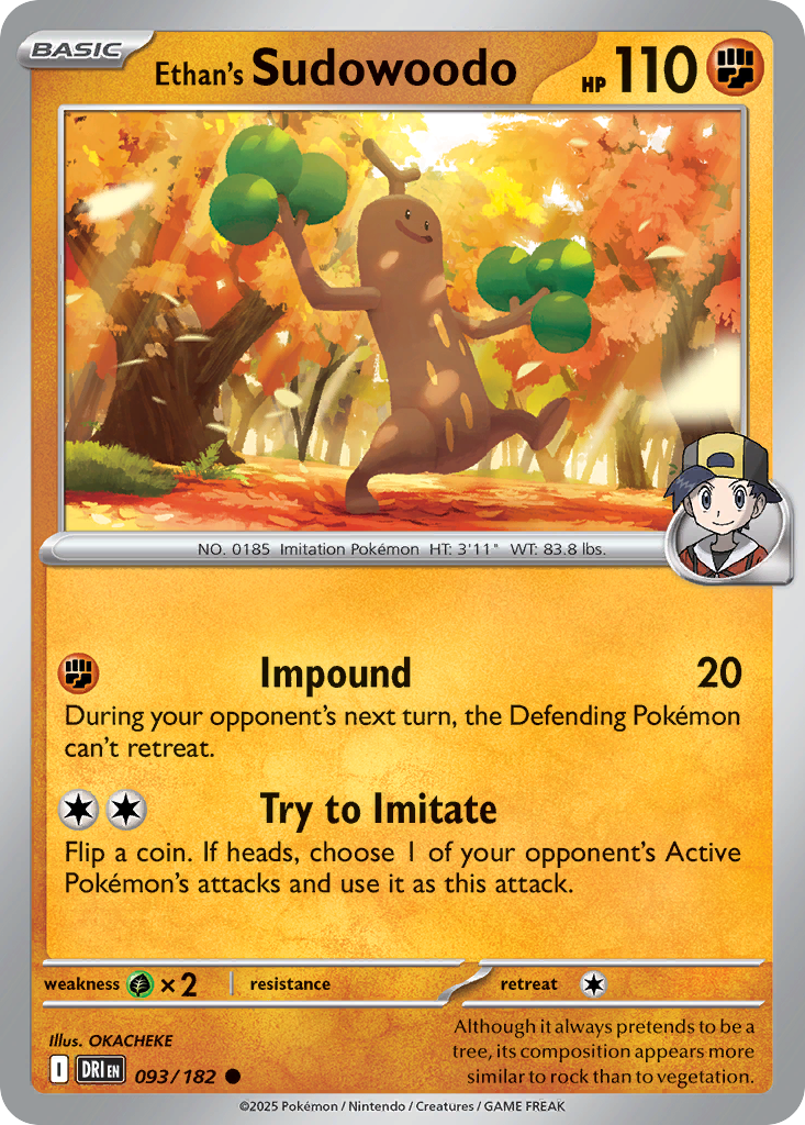 Ethan's Sudowoodo 093/244 Common