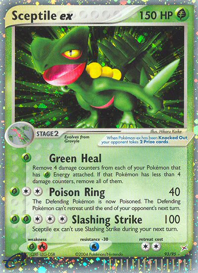 Sceptile ex 093/97 Rare Holo EX